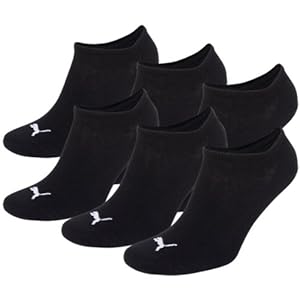 PUMA Unisex Sneakers Socken Sportsocken 6er Pack black / black 200 - 43/46
