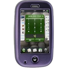 New Purple Rubberized Phone Cover for Palm Pre Sprint Case