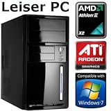shinobee Aufr�st PC #3942 AMD Athlon II X2 270 2 x 3.4 GHz | 4096 MB DDR3 PC-1333 MEMSeven RAM (alternativ 8GB +19,99) | NVIDIA GeForce 7025 | 5.1 Sound | LAN | nur noch Festplatte rein (IDE oder S-ATA) - fertig