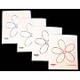 Skoy Eco-friendly Cleaning Cloth (4-pack: White with Flower Print)