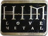 H.I.M. (His Infernal Majesty" Band Metal Belt Buckle