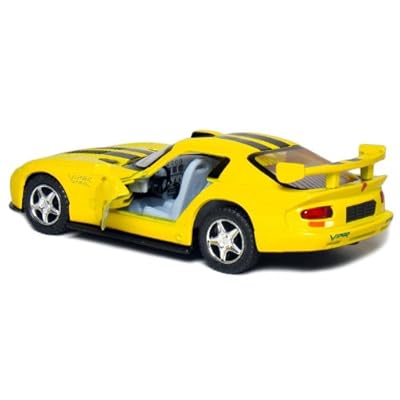 5" Dodge Viper GTR-S 1:36 Scale (Yellow/Black Stripes)