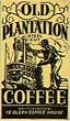 Old Plantation Coffee Porcelain Refrigerator Magnet