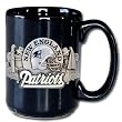 New England Patriots VIP Black 12 oz Collector's Coffee Mug - NFL Football Fan Shop Sports Team Merchandise
