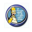 Simpsons - Buttons Homer Hard To Do (in 2,5 cm)