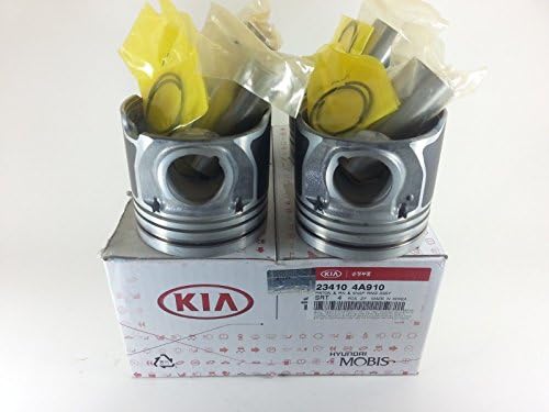 Genuine Hyundai Piston &amp; Pin &amp; SNAP Ring Set(4pcs) 234104A910
