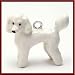 poodle10 - MiniPets Sterling Silver Enameled Poodle Dog Charm