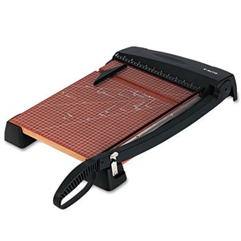 Heavy-Duty Guillotine Paper Trimmer, Wood Base, 12"x15" by ELMERS (Catalog Category: Paper, Pens & Desk Supplies / Trimming Boards)
Heavy-Duty Guillotine Paper Trimmer, Wood Base, 12"x15" by ELMERS (Catalog Category: Paper, Pens & Desk Supplies / Trimming Boards)