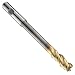 Niagara Cutter AL337 High Speed Steel (HSS) Square Nose End Mills, Long Length, Long Reach, Inch, Weldon Shank, TiN Finish, Roughing and Finishing Cut, 37 Degree Helix, For Use With Aluminum