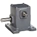 Boston Gear 309B30G Enclosed Speed Reducer, Sub-Fractional Horsepower, Worm Gear, 30:1 Ratio, 0.1 horsepower Input, 1750 RPM Input, .031 HP Output, 58.3 RPM Output, B BASE POSITION