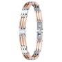 Invicta Women's 4413 Elements Collection Stainless Steel, Rose Gold Plated and Mother of Pearl Bracelet