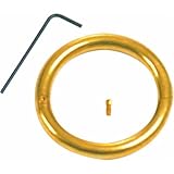 Seymour 69005 RB-31 Solid Brass Bull Ring, 5/16" x 2-1/2" [並行輸入品]