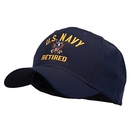 US Navy Retired Embroidered Cap - Navy