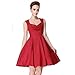 Heroecol® 50s 60s Wrap Vintage Retro Swing Dress Rockabilly Dresses