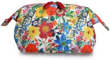 Nathalie Lete Wire Makeup Bag Cosmetic Pouch Pencil Case Flowers