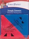 Fons & Porter Triangle Trimmers- 2pk 1/2 Inch & 1/4 Inch