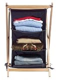 Wood & Fabric Sweater Shelving