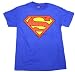 Search : Superman Classic Logo Adult / Guys T-shirt in Royal Blue
