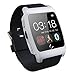Sourcingbay Ux Bluetooth 4.0 Smartwatch With Heart Rate Monitor Compatible with iOS Apple iPhone 6,iPhone 6 Plus,iPhone 5s/5c/5/4s/4 Android Samsung S2/S3/S4/S5/Note 2/Note 3/Note 4 HTC Sony Blackberry Smartphone black/siliver
