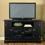 Home Styles Furniture Bedford Wood LCD,Plasma TV Stand in Ebony Finish