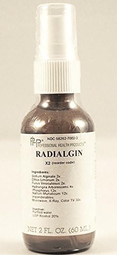 Homeopathic Radialgin, Microwave, X-ray, TV Radiation Detox Support, 2oz. Drops