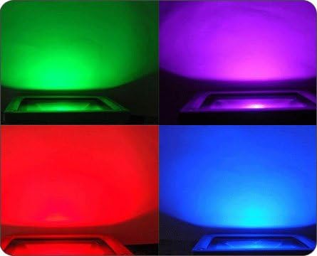 Waterproof Remote Control 50w RGB LED Outdoor Garden Floodlight Flood Light Lamp 4500lm with 2 Years Warranty