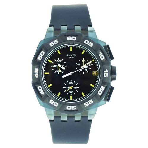Swatch Men's SUIN402 Rubber Analog with Blue Dial Watch