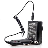 NP-FM500 AC Wall Charger + In-Car Adapter for Sony HandyCam HDR-FX1, HDR-HC1, HDR-SR1 & Mavica MVC-CD1000, MVC-CD200, MVC-CD250, MVC-CD350, MVC-CD400, MVC-FD100, MVC-FD200, MVC-FD5, MVC-FD51, MVC-FD7, MVC-FD71, MVC-FD73, MVC-FD81, MVC-FD83, MVC-FD85, MVC-FD87, MVC-FD88, MVC-FD90, MVC-FD91, MVC-FD92, MVC-FD95, MVC-FD97 & More
