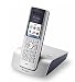 T-Com Sinus A 301 schnurloses DECT-Telefon mit Farbdisplay und Anrufbeantworter lichtsilber / schwarzblau