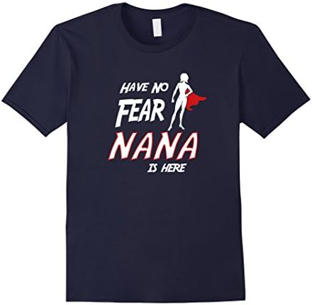 Nana Superhero T-Shirt Cute Gift for Grandma and Mimi - Male 3XL - Navy