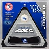 Kentucky Wildcats Billiard Accessories Kit - includes Triangle Rack, Cue Ball and Brush