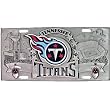 Tennessee Titans Zinc License Plate - NFL Football Fan Shop Sports Team Merchandise