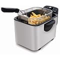 Inventum GF535 Kaltzonen Fritteuse Inhalt 3 Liter 3000 Watt Edelstahlgeh�use