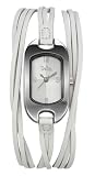 Delta - DL400 - Montre Femme - Quartz analogique - Bracelet en Cuir blanc