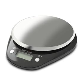 Hanson Stainless Steel Platform Electronic Kitchen Scale, 5kg