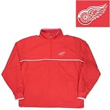 Detroit Red Wings NHL Omni Pullover Windshirt (Dk Red)
