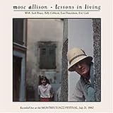 Revue Mose Allison  / Lessons in Living