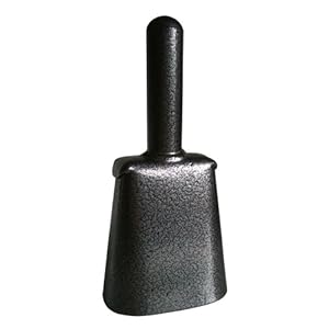 7 inch COWBELL: Stick Handle Bell for Cheering at Sporting Events