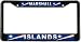Marshall Islands Flag Black License Plate Frame Metal Holder
