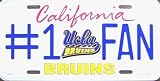 lp - 959 UCLA University California Los Angeles Bruins No.1 Fan College License Plate - 290210M