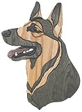 German Shepherd Dog Wooden Dog Plaque