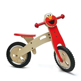 Sesame Street Childs Wooden Training Bike - Elmo