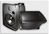 1 Pair (2) New Acoustic Audio 400 Watt 2-Way All Weather Indoor Outdoor Surround Speakers AW650B2PKG