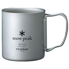 スノーピーク(snow peak) チタンダブルマグ300mlフォールディングハンドル  MG052FH