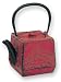 Old Dutch 24-Ounce Cast-Iron Harmony Teapot, Red