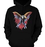 Confederate Bald Eagle Mens Sweatshirt, Confederate Flag and Bald Eagle Design Pullover Hoodie