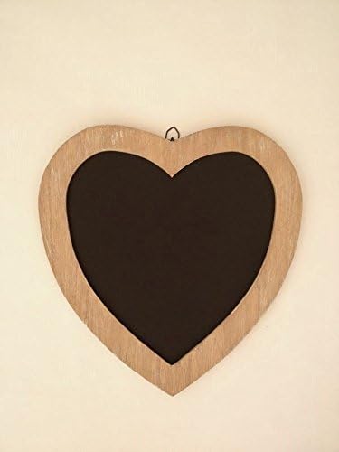 Hanging Heart Vintage Chic Chalkboard Blackboard Wood Frame Wedding Memo Board