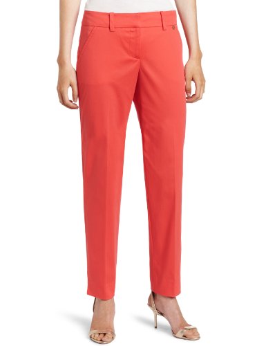 Trina Turk Women's Moss Slim Leg Pant, Red Ginger, 6, Trina Turk Women's Moss Slim Leg Pant, Red Ginger, 6,