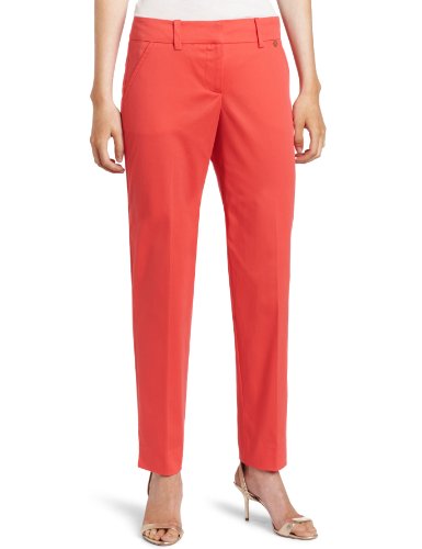 Trina Turk Women's Moss Slim Leg Pant, Red Ginger, 6,