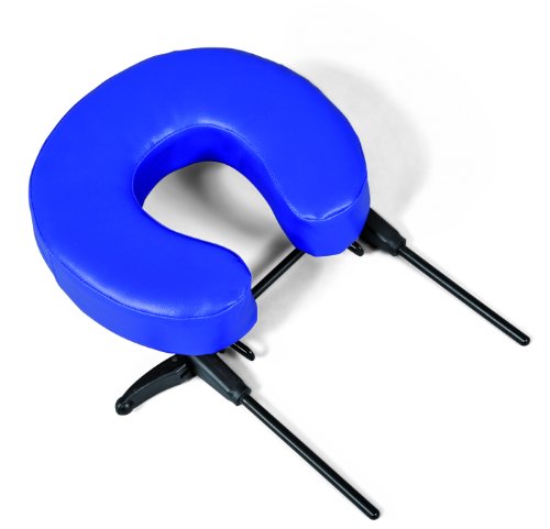 3B Scientific W60603B Blue Adjustable Headrest with Metal Brackets for Therapy Tables